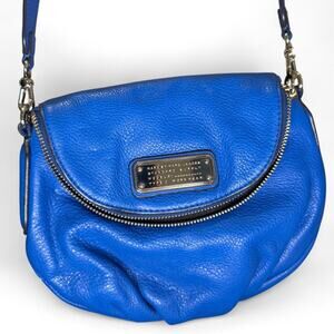 MARC by MARC JACOBS blue leather crossbody Natasha bag